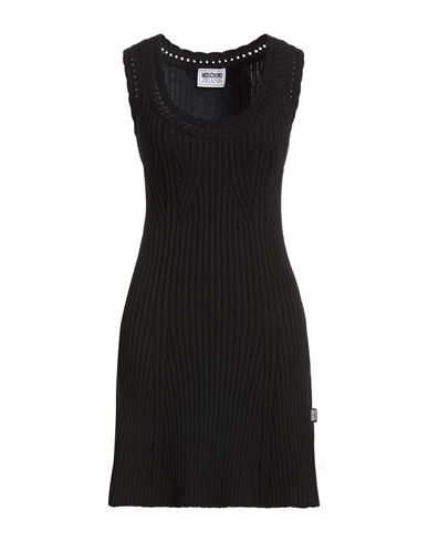 Woman Mini dress Black Size M Cotton, Polyamide