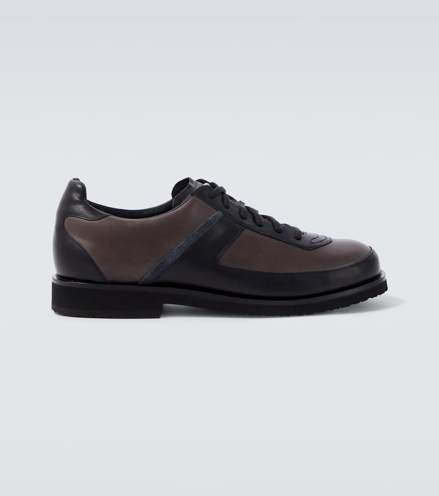 Ten Pin leather sneakers