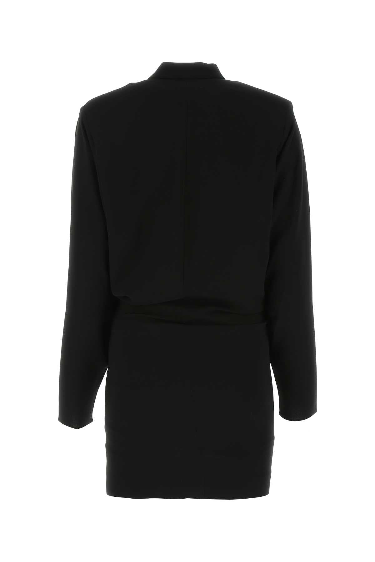 Isabel Marant Black Crepe Lazeli Mini Dre