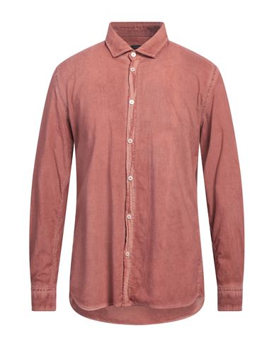 Man Shirt Brick Size 17 Cotton