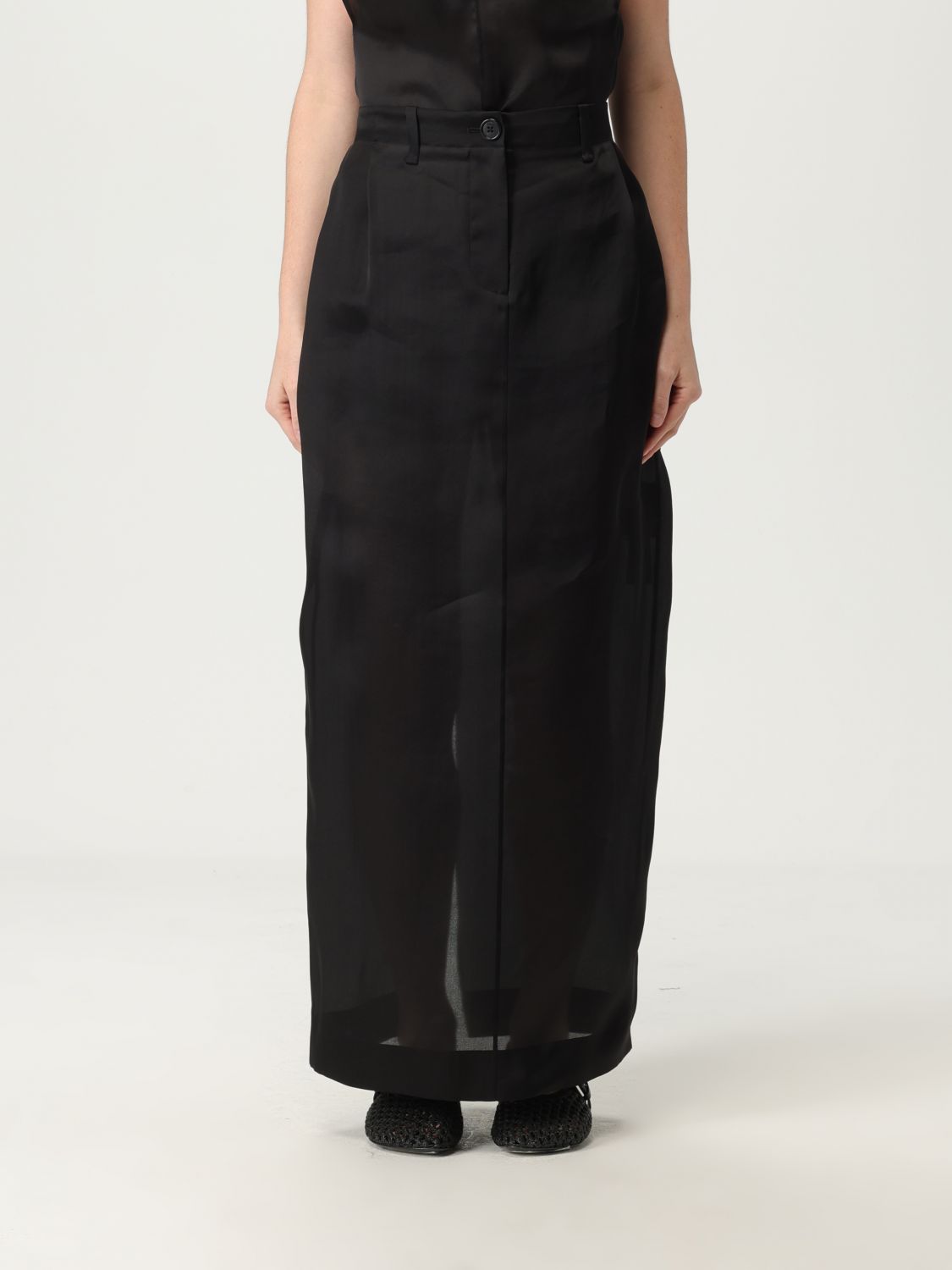 Skirt KHAITE Woman color Black