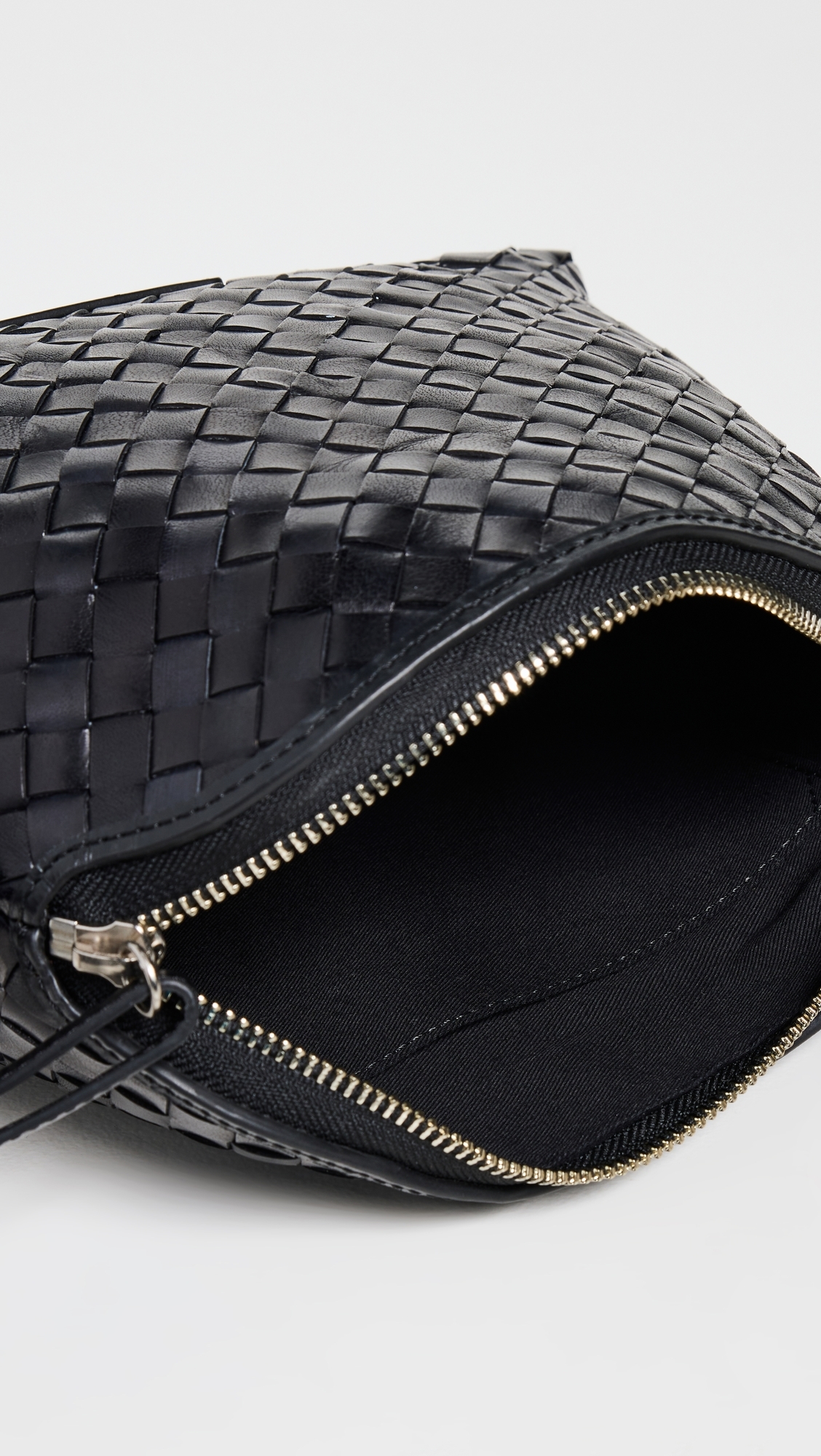 Mallory Woven Crossbody Bag Black One Size