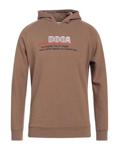 Man Sweatshirt Brown Size XL Cotton, Polyester