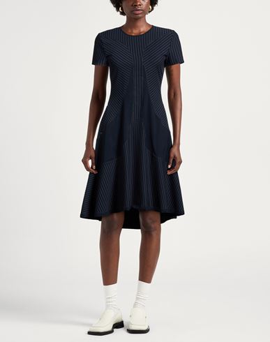Woman Midi dress Midnight blue Size 2 Nylon, Elastane, Polyester