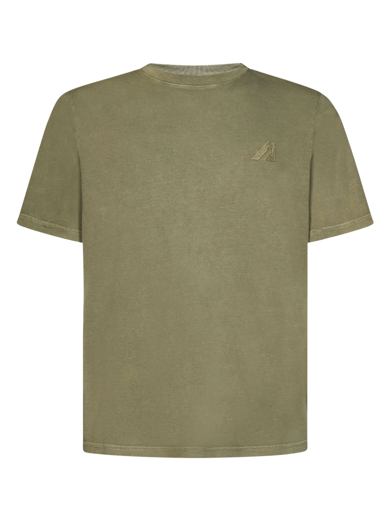 Super logo-embroidered T-shirt - Green
