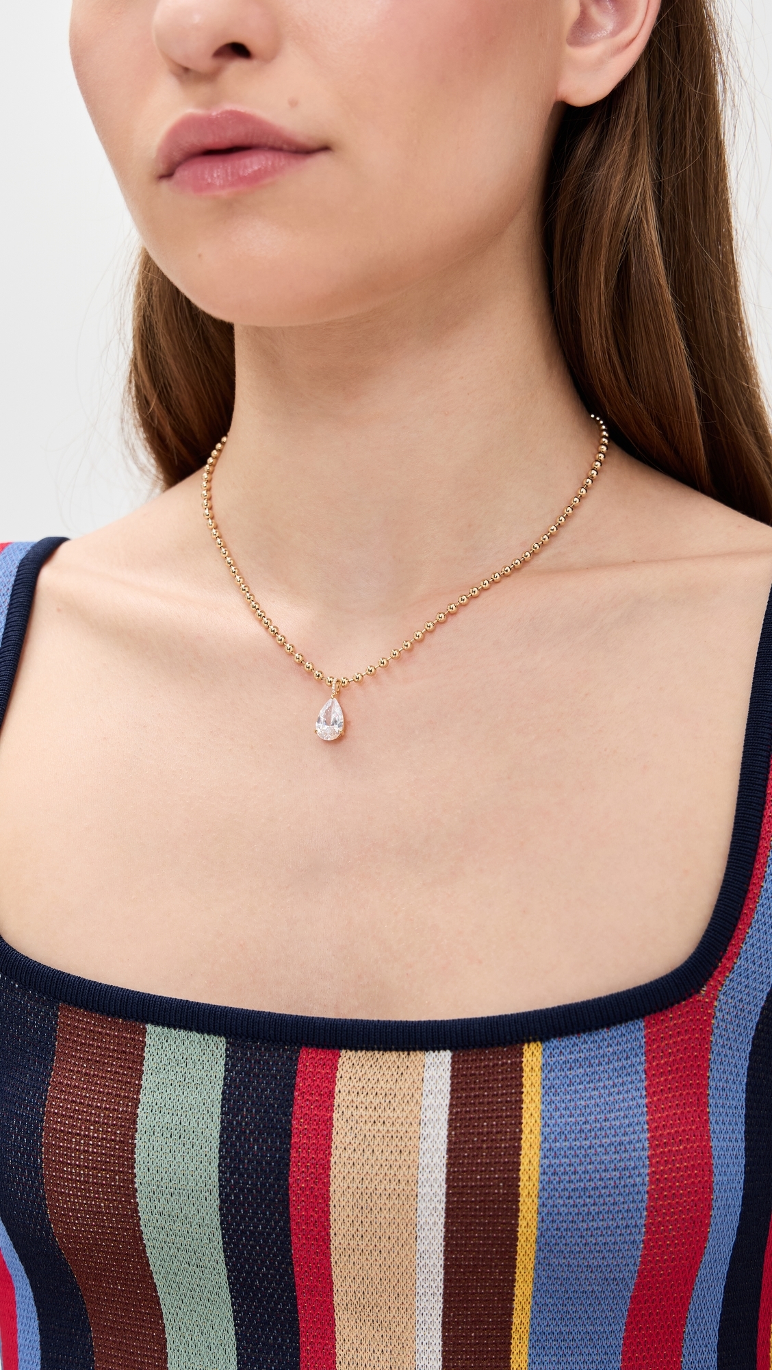 Alexa Leigh Power Necklace Yellow Gold One Size