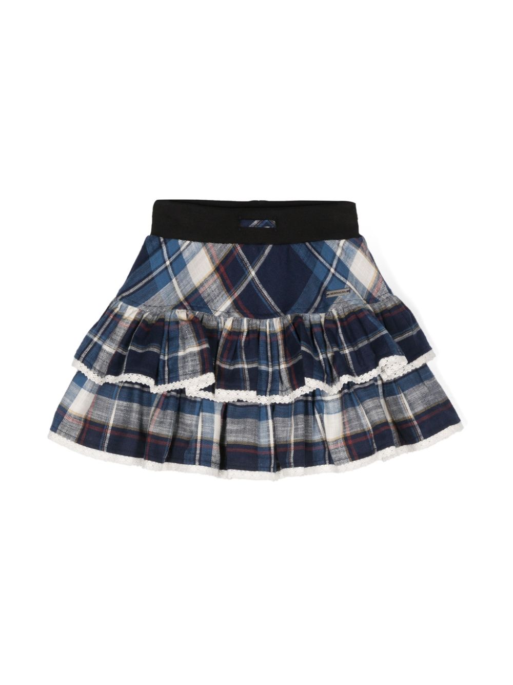 Ruffle-detail skirt - Blue