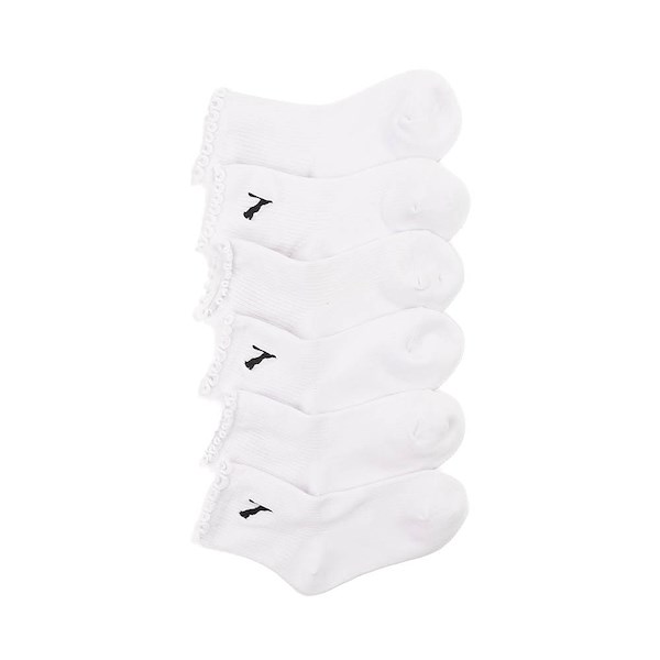 PUMA Ruffle Quarter Socks 3 Pack - Little Kid - White