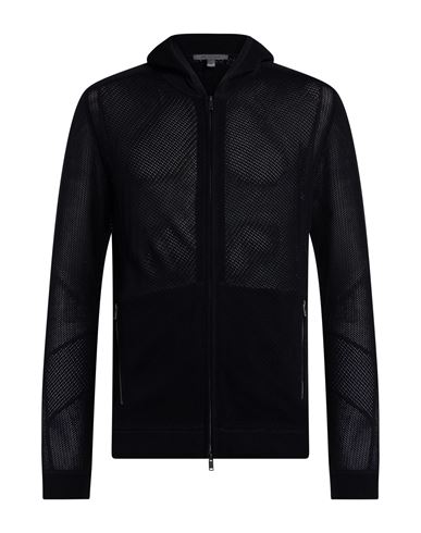 Man Cardigan Black Size L Organic cotton