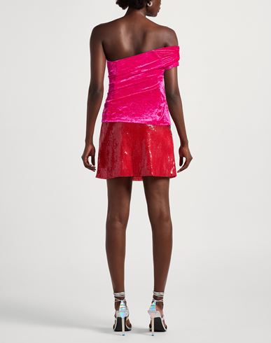 Woman Top Fuchsia Size 2 Polyamide, Elastane
