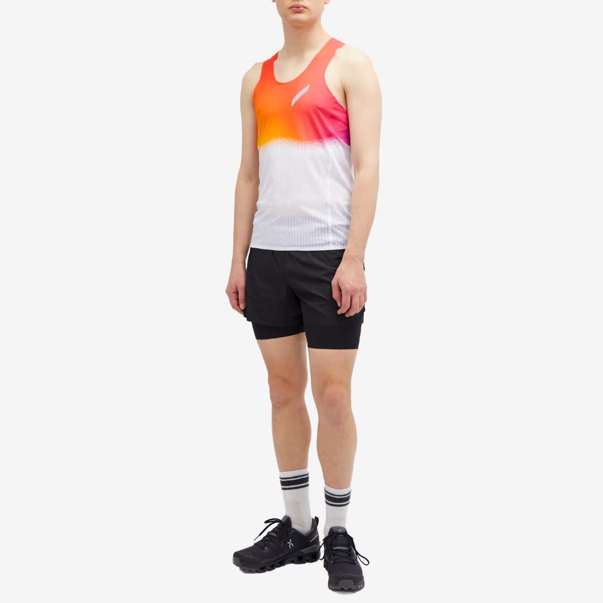 Men's Dual Run Shorts in Black
