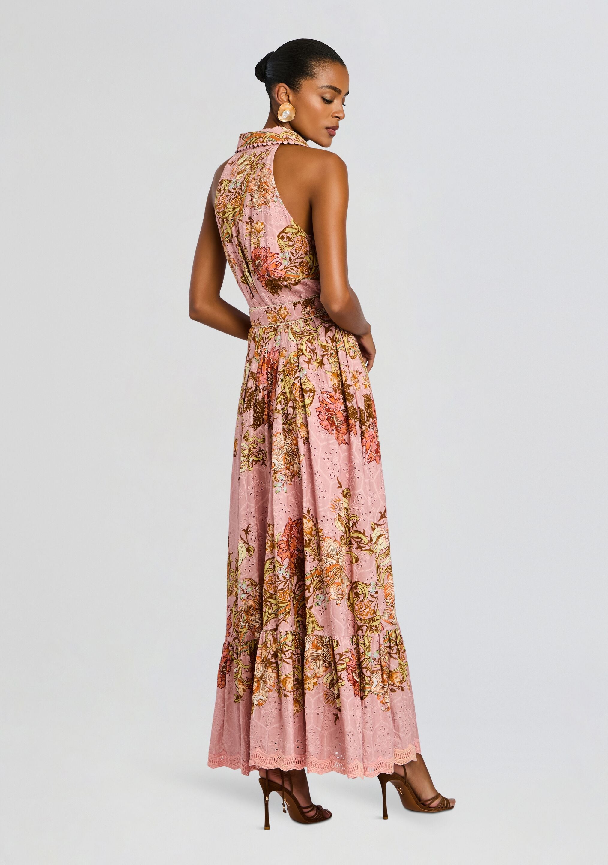 Long Shirt Dress With Buckle Belt