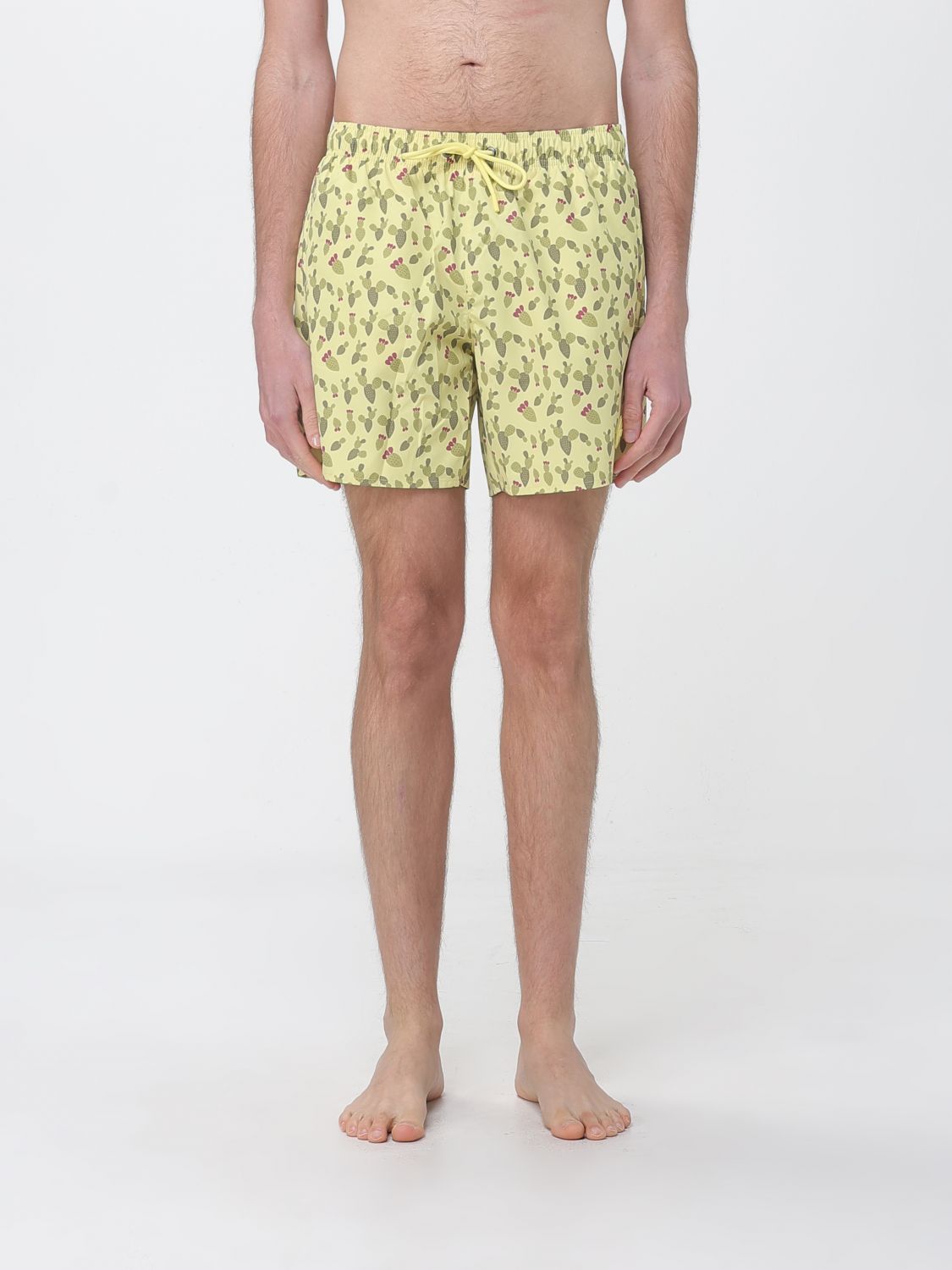 Swimsuit Men color Green