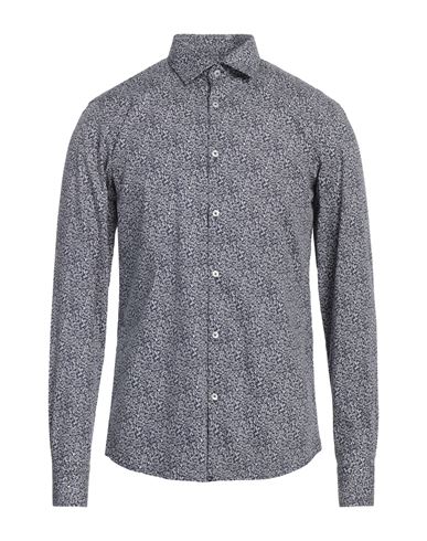 Man Shirt Navy Size 4XL Cotton