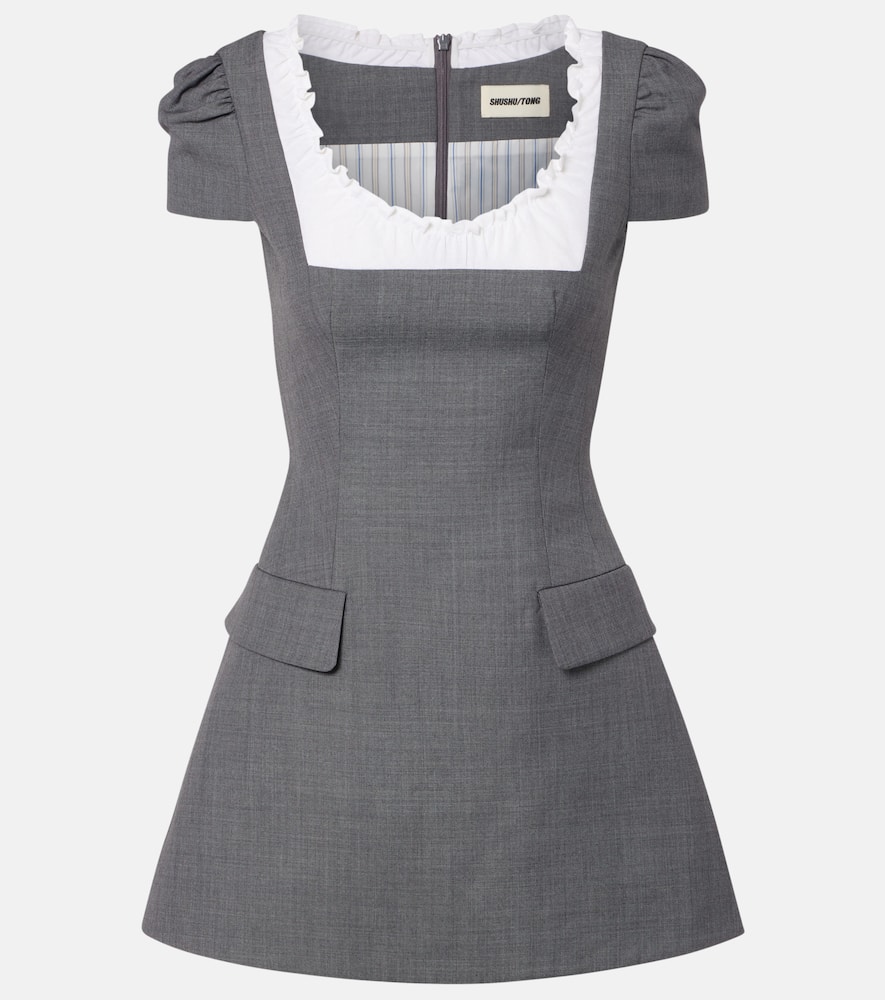Ruffled minidress