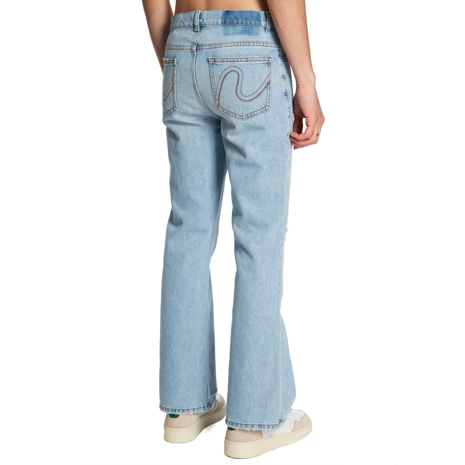 Distressed Denim Pants