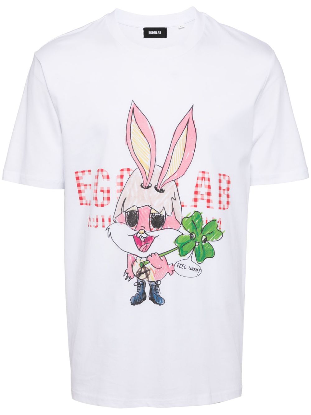 Lapnou T-shirt - OFF WHITE DESTROYED