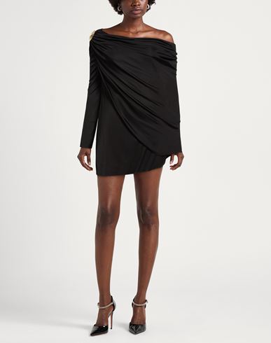 Woman Mini dress Black Size 6 Viscose