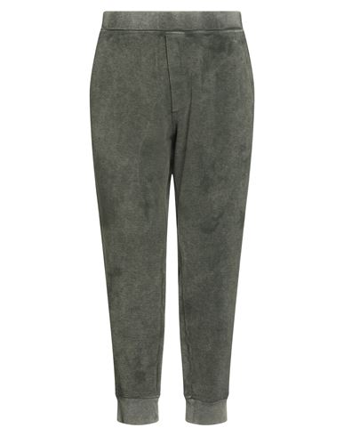 Man Pants Military green Size S Cotton