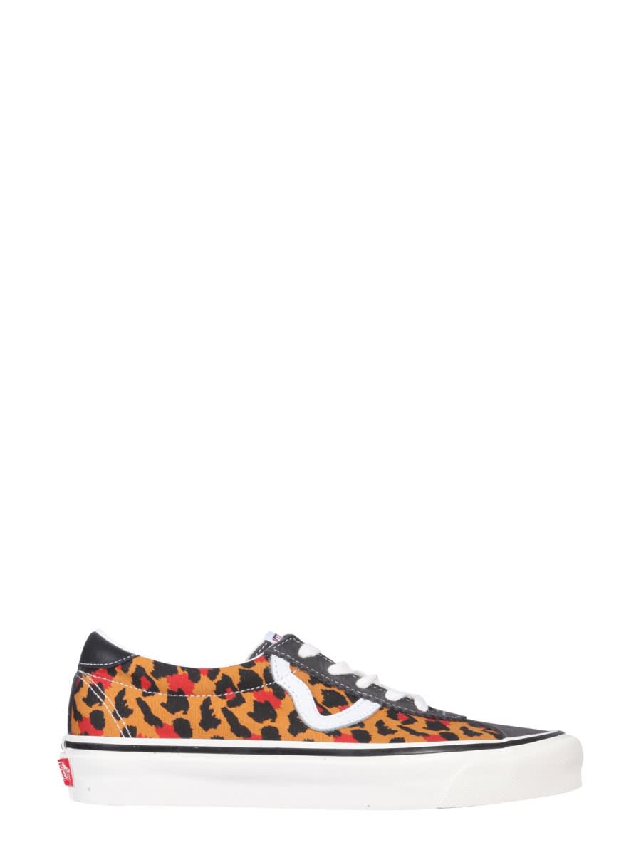 Mix-print sneakers - Black