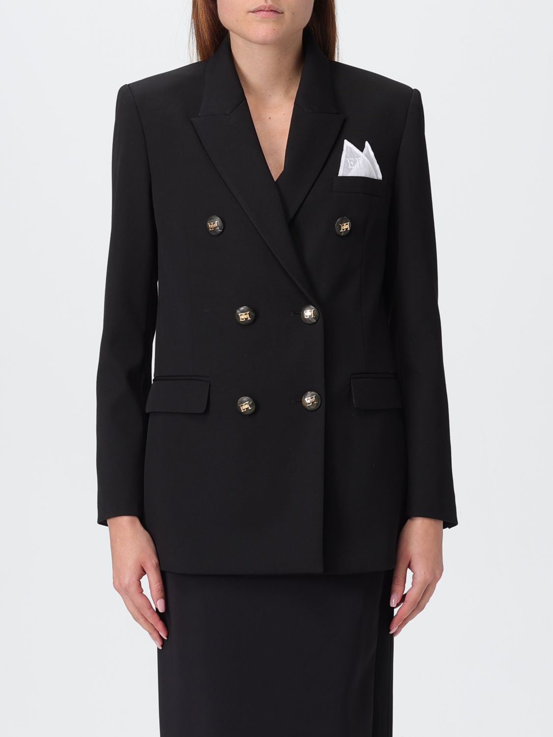 Jacket ELISABETTA FRANCHI Woman color Yellow
