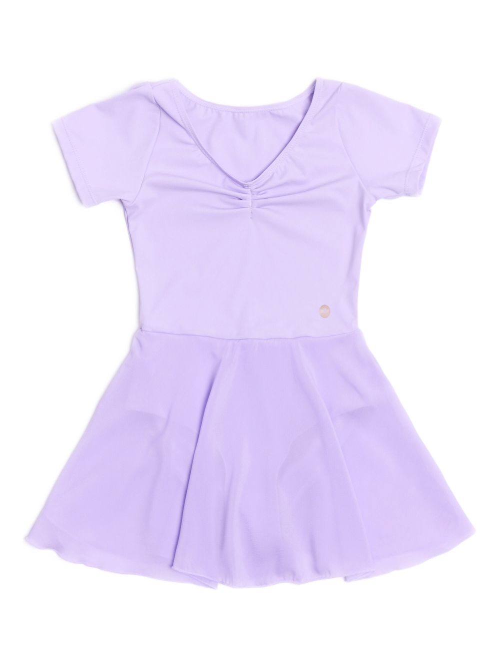 DANSKIN KIDS v-neck dress - Purple