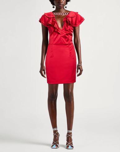 Woman Mini dress Red Size 4 Polyester, Elastane