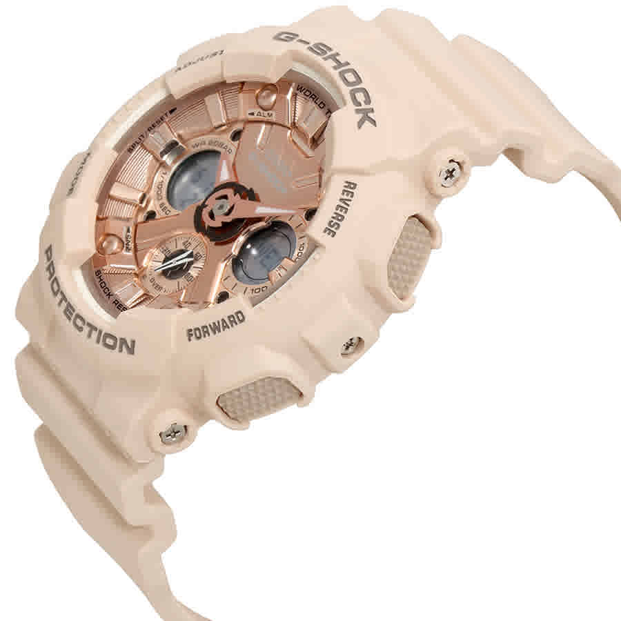 G-Shock Rose Gold-Tone Dial Unisex Watch GMA-S120MF-4ACR