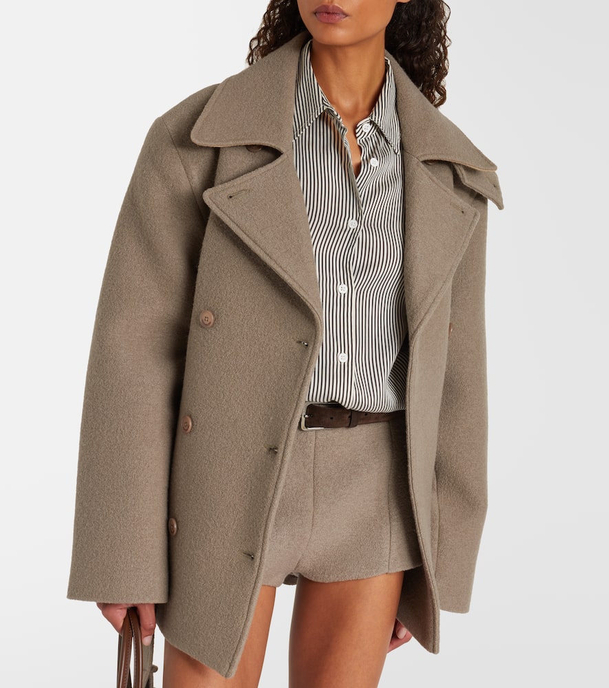 Scothern virgin wool peacoat