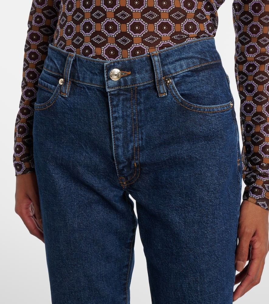 Borrowed cropped straight jeans