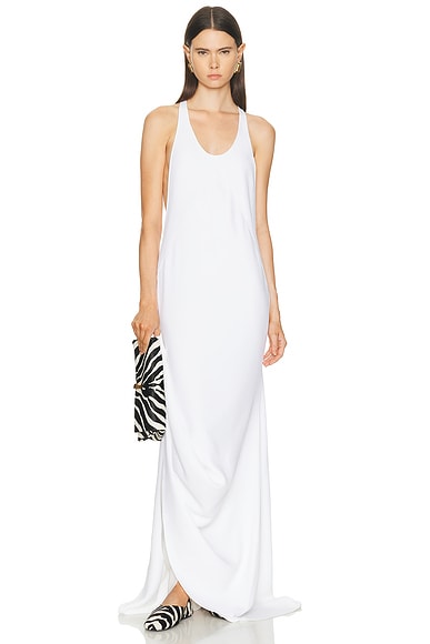 JACQUEMUS La Robe Marcel in White