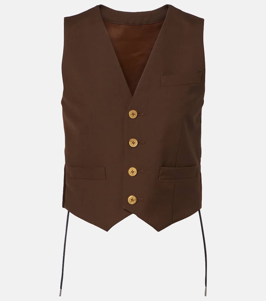 Paneled vest