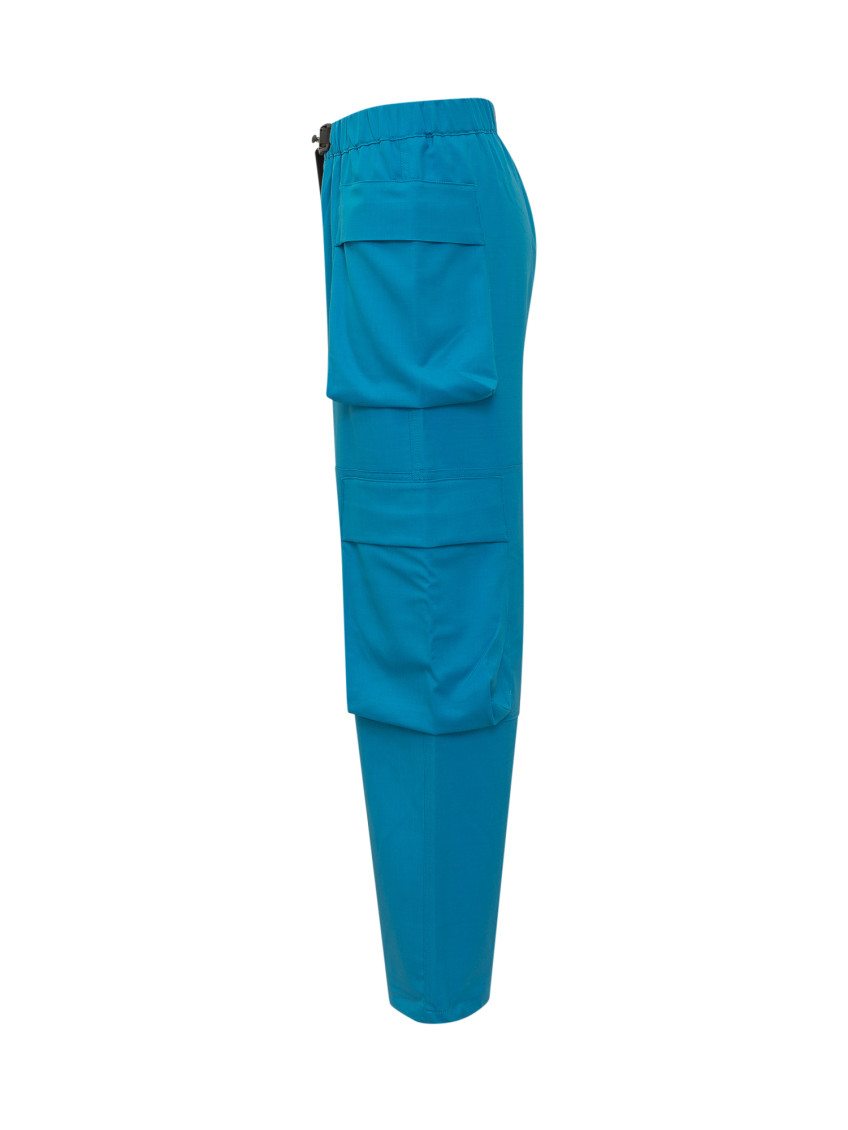 Stretch Wool Cargo Pants