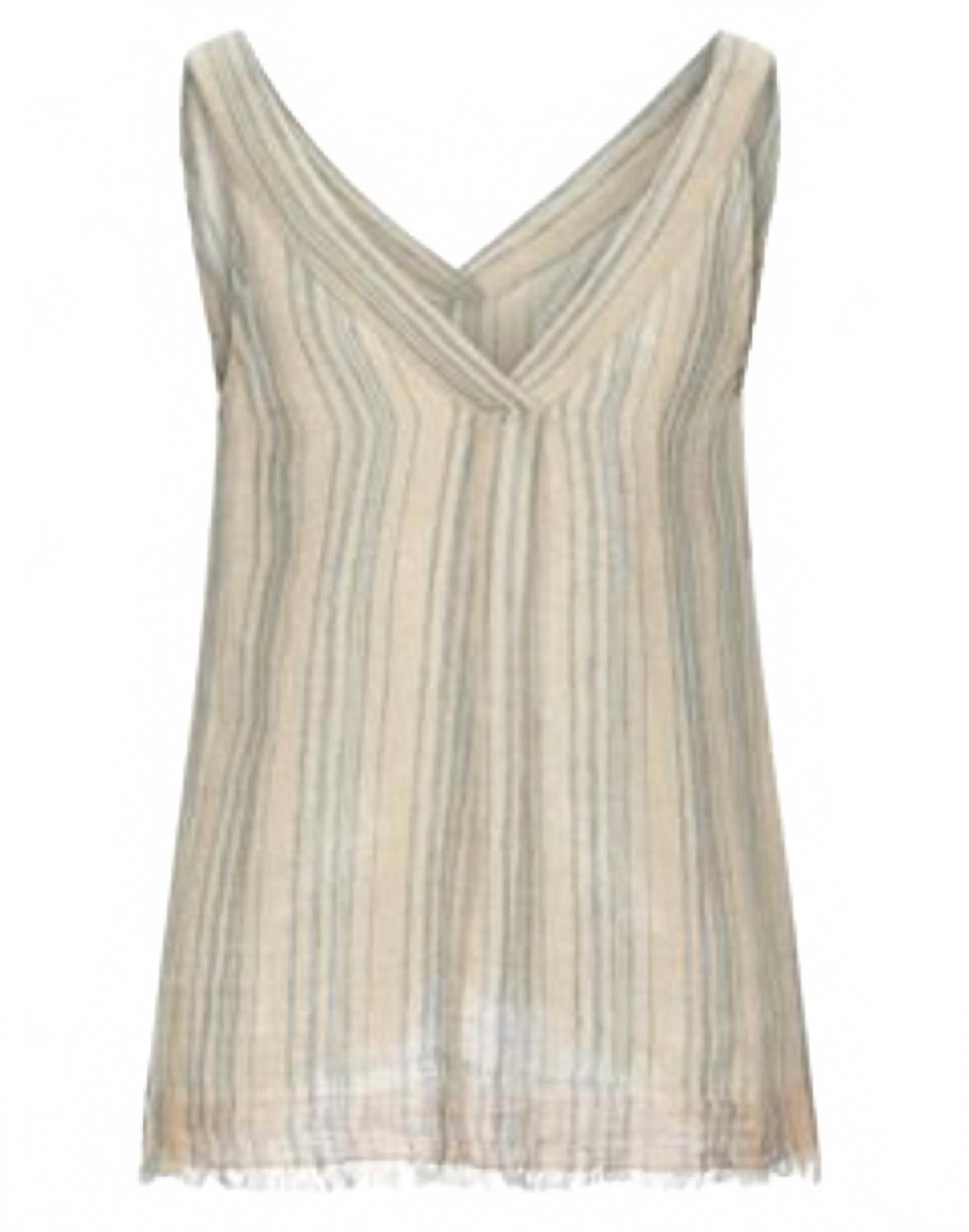 Women's Tank Top In Beige