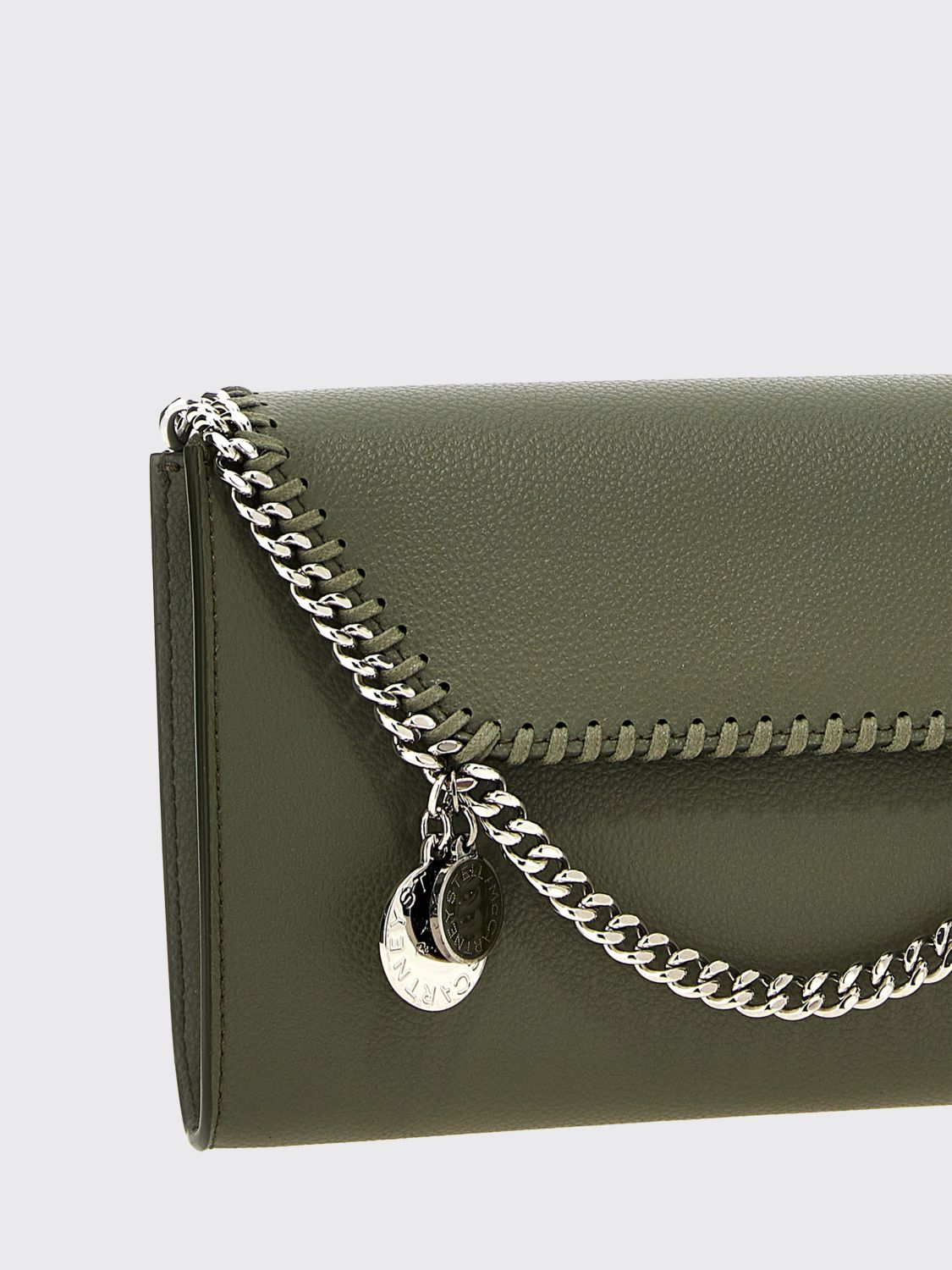 Falabella logo-charm MIRUM shoulder bag - Black