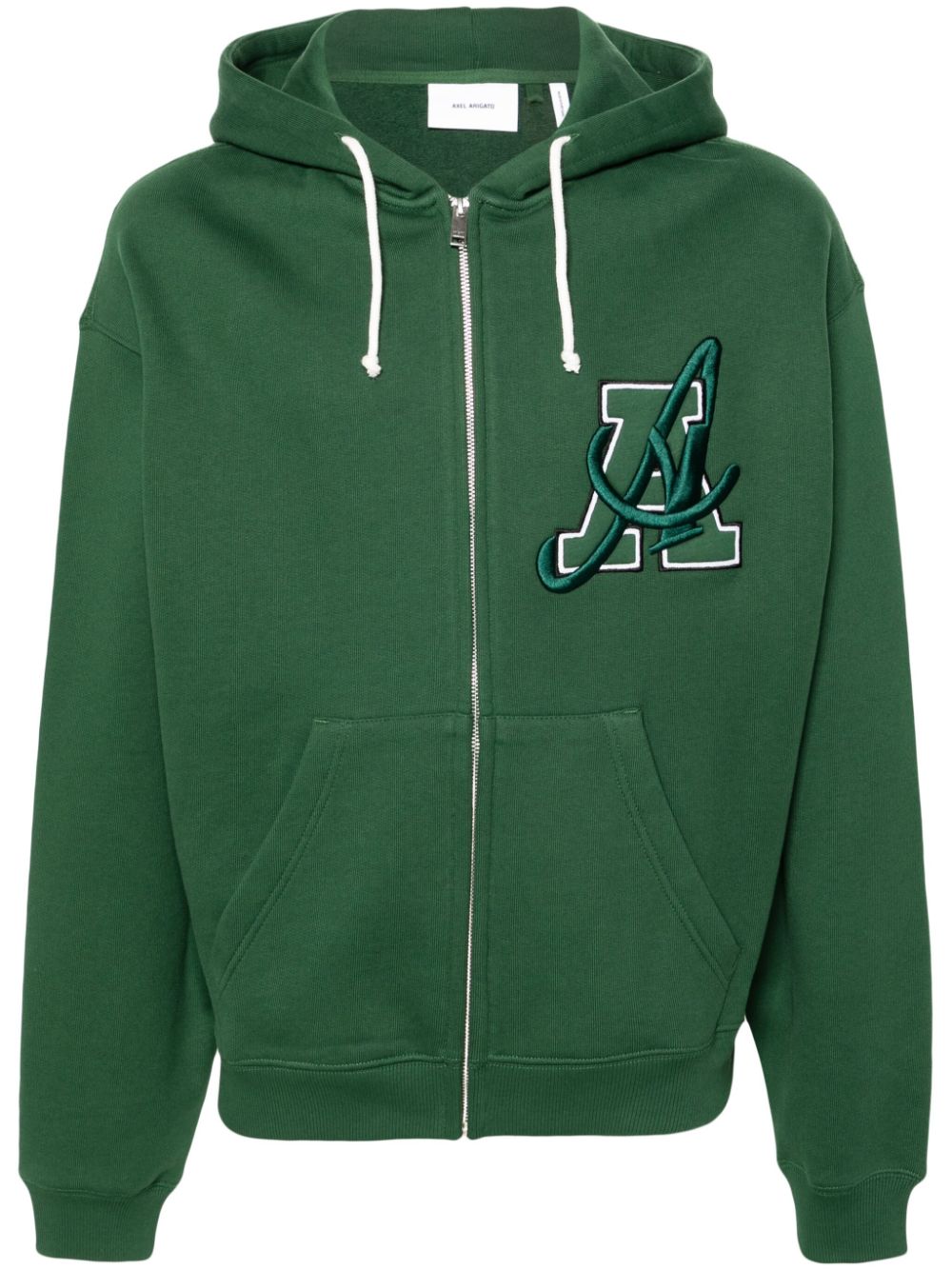 Hart zip-up cotton hoodie - Green