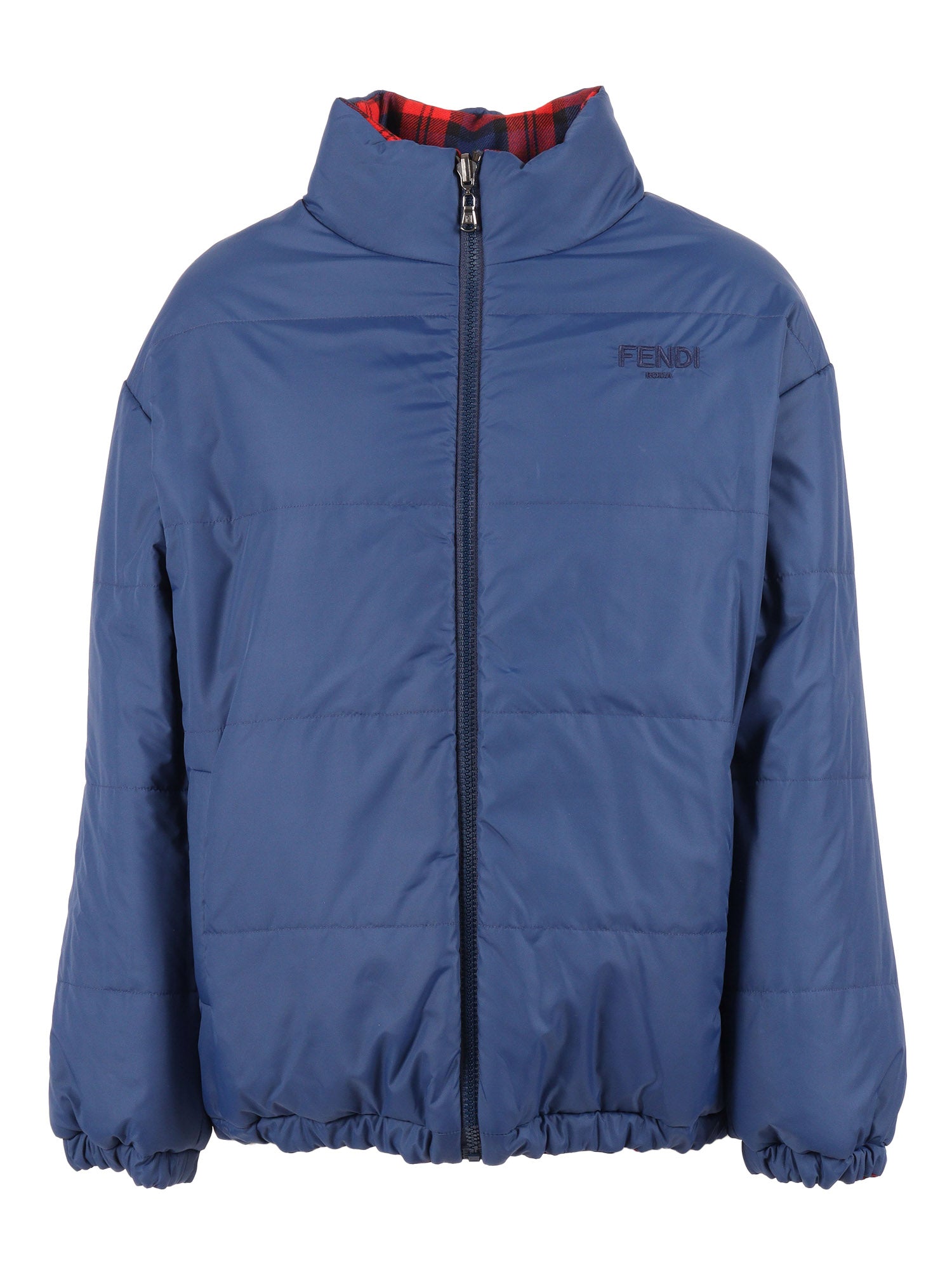 Fendi Jr Piumino rode Schotse ruit