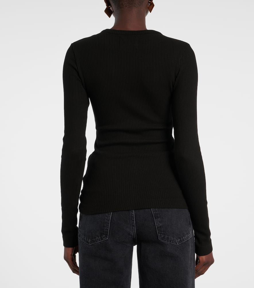 Bina ribbed-knit top