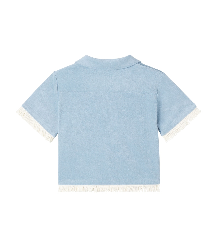 Awaken cotton-blend terry top