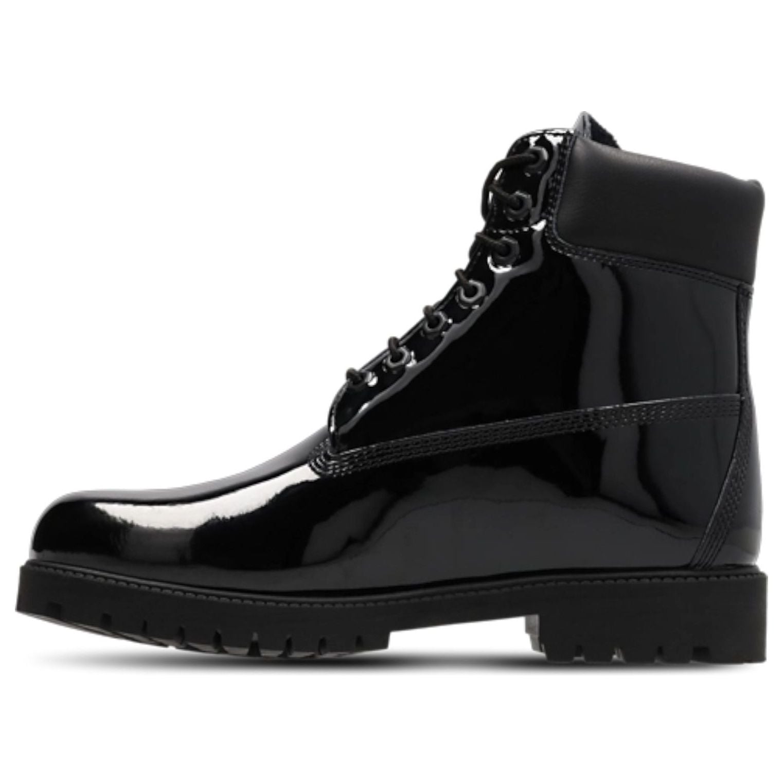 6 Inch Premium Waterproof Patent Boots 'Black'