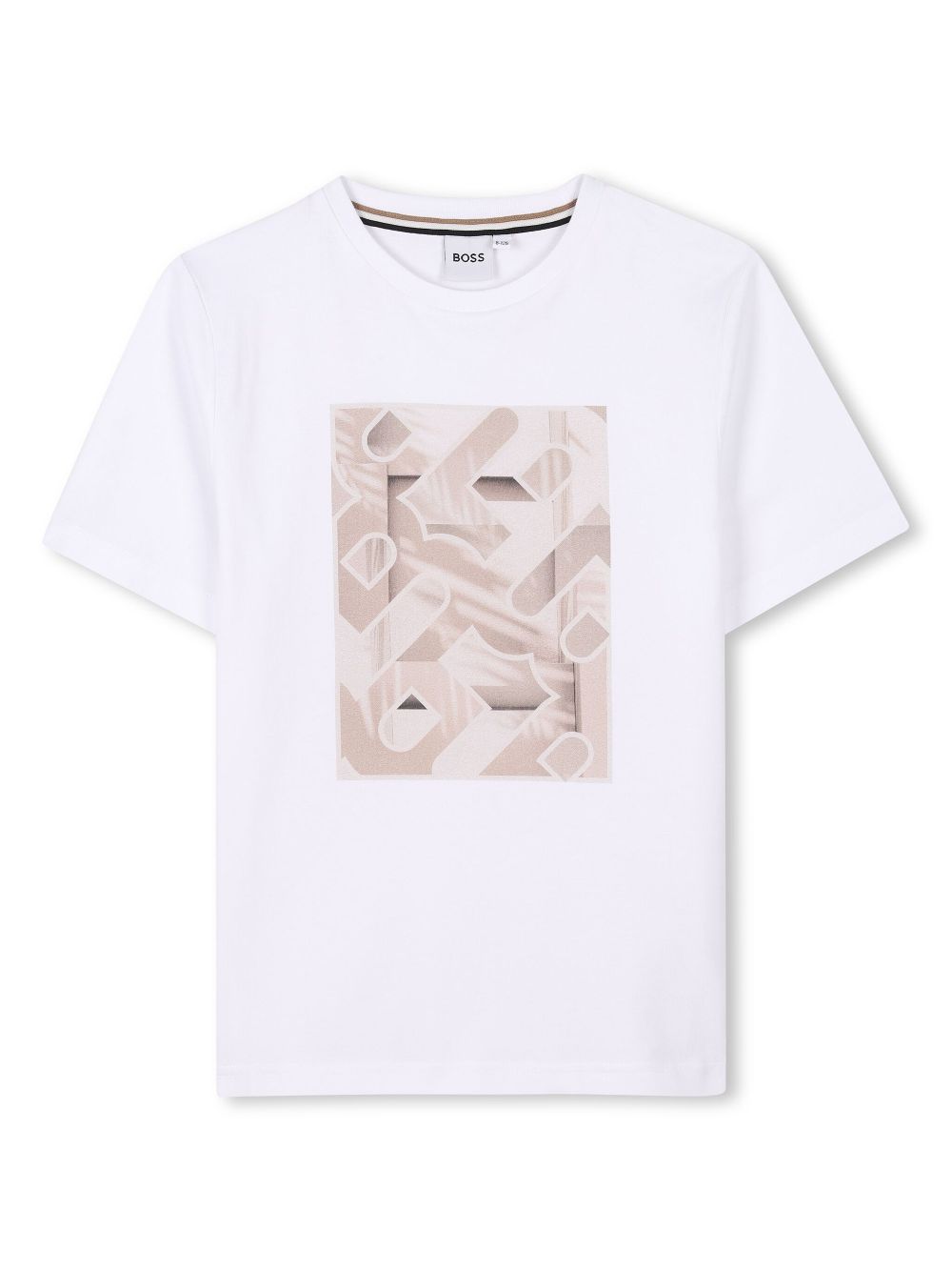 Illustration print cotton T-shirt - White