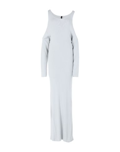 Ben Taverniti Unravel Project Woman Maxi dress Light grey Size XXS Cotton, Cashmere