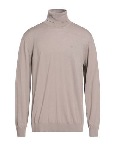 Man Turtleneck Taupe Size XXL Virgin Wool