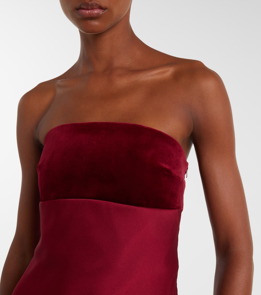 Baia cotton satin maxi dress
