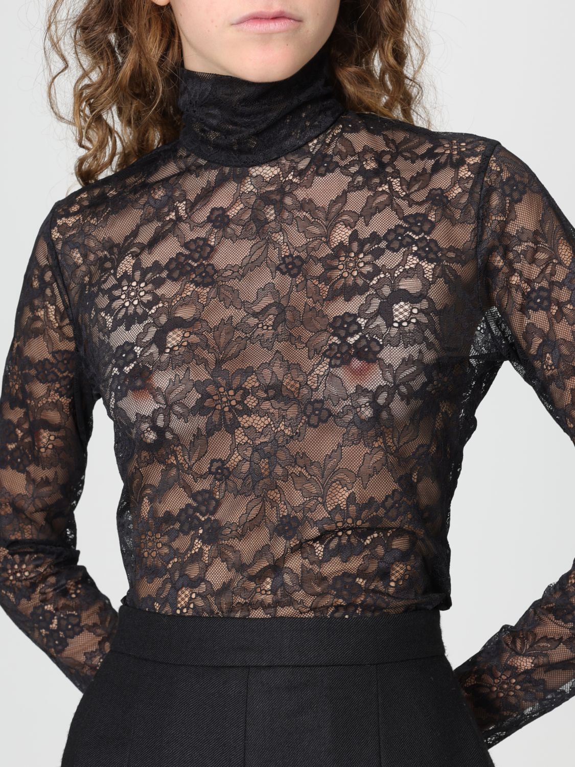 Bodysuit Woman color Black
