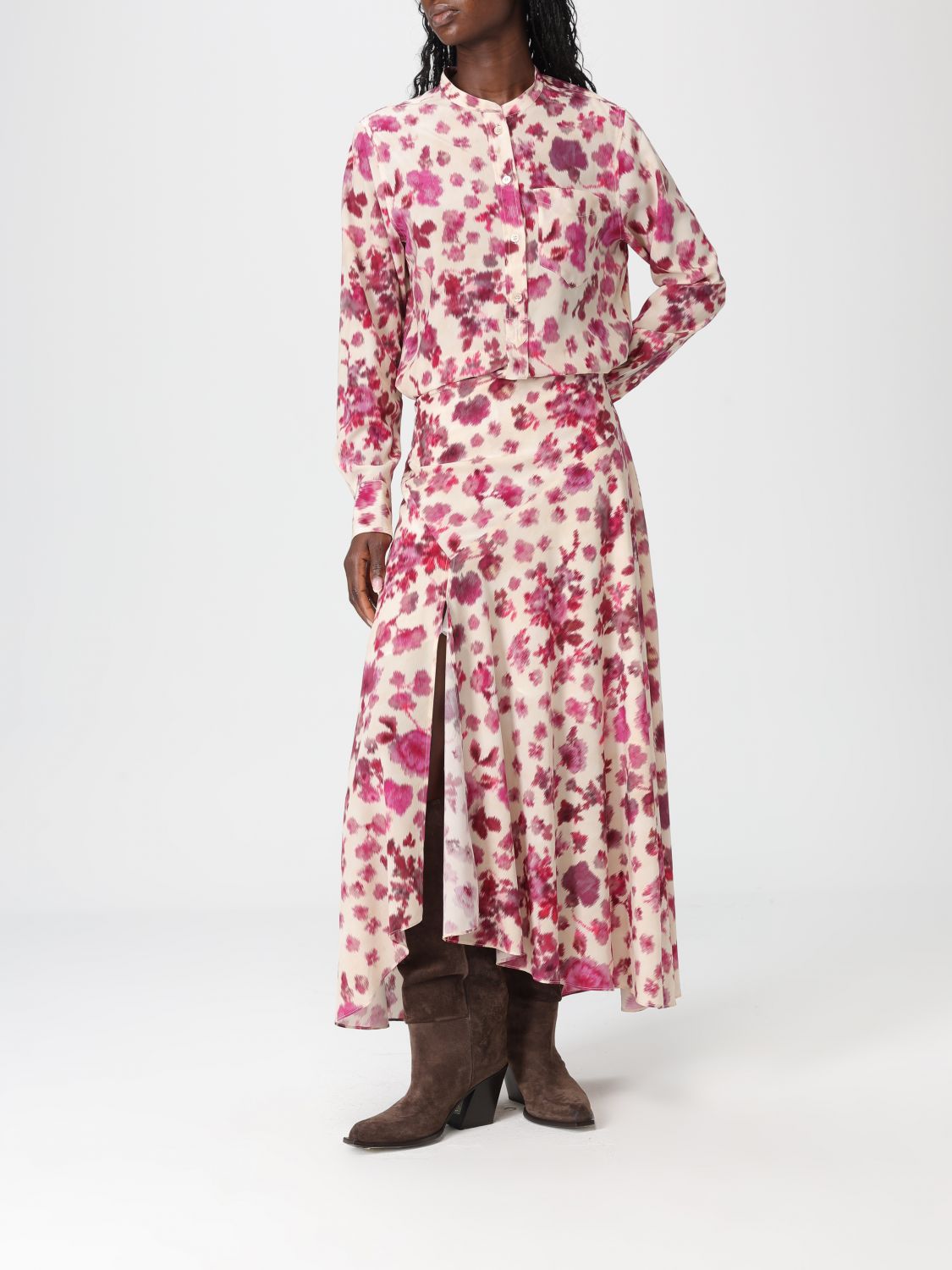 Skirt Woman color Pink
