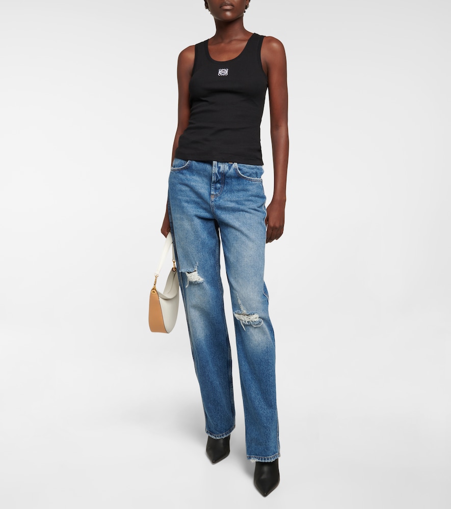 Loewe Anagram cotton-blend tank top