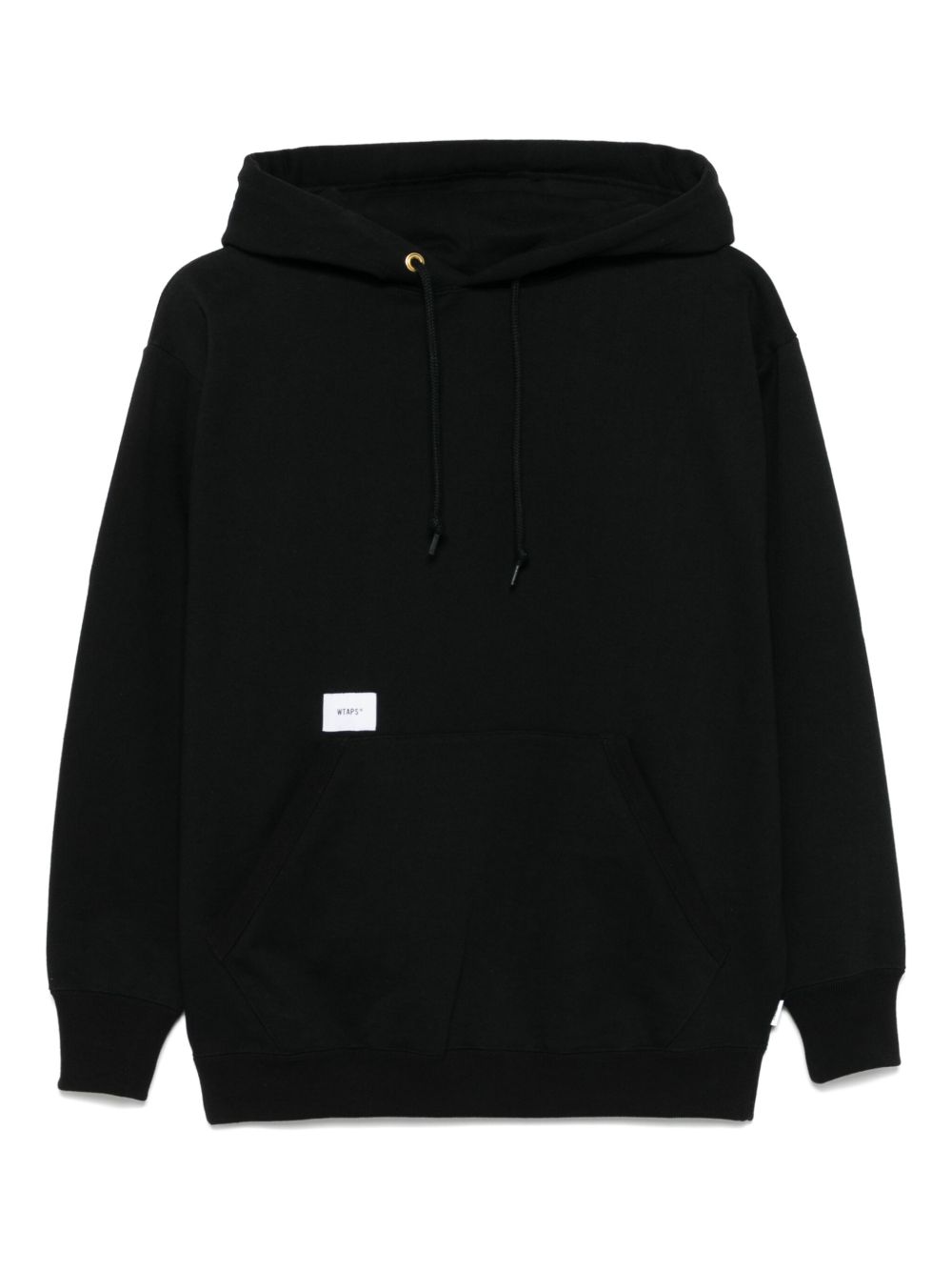WTAPS logo-print hoodie - Black