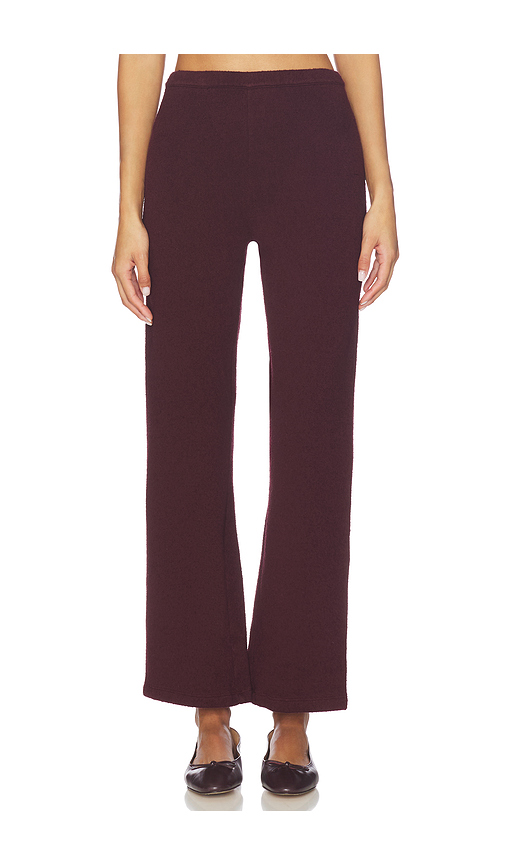 American Vintage Ytibay Pant in Burgundy. - L also in XS