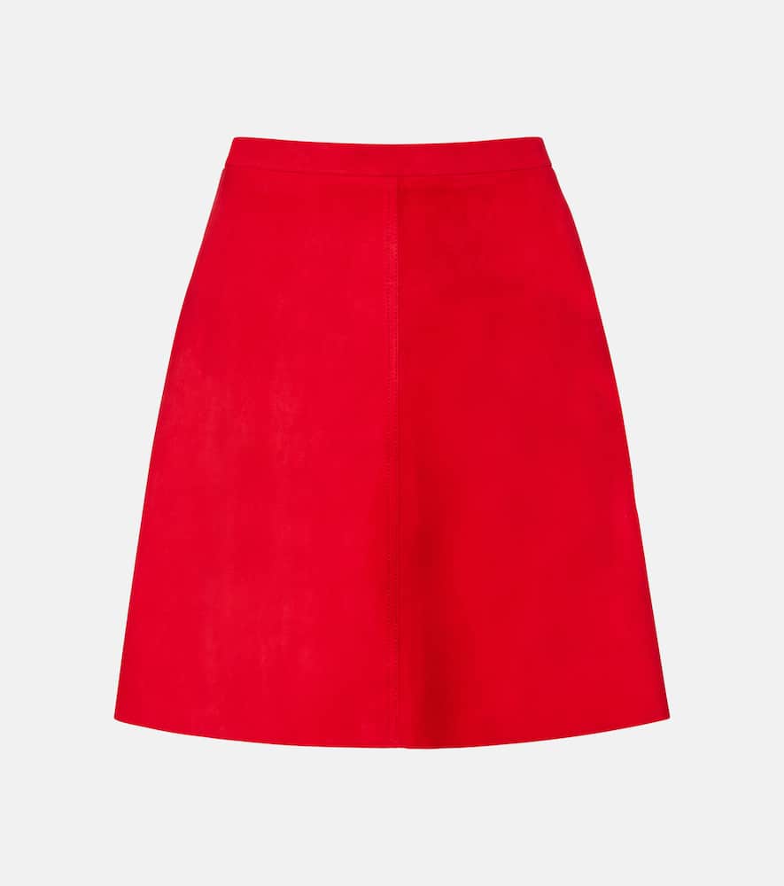 Lucie 22 suede miniskirt